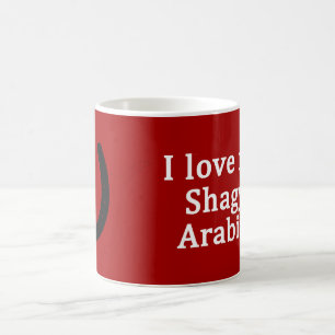 Ich Liebe mein Shagya Arabian Pferd Kaffeetasse
