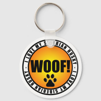 Ich Liebe mein sibirischer Husky! Schlüsselanhänge Schlüsselanhänger