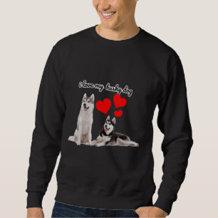 Ich Liebe mein sibirischer Husky Sweatshirt
