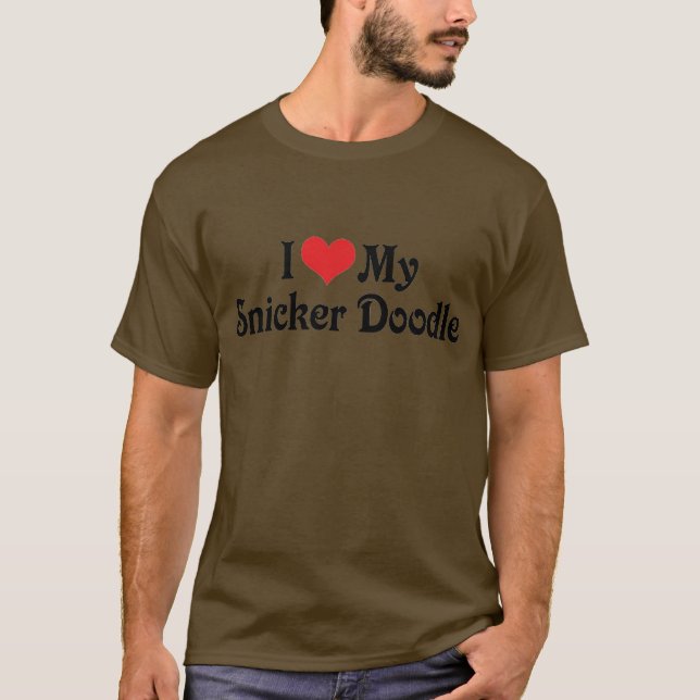 Ich Liebe mein Snicker Doodle T-Shirt (Vorderseite)