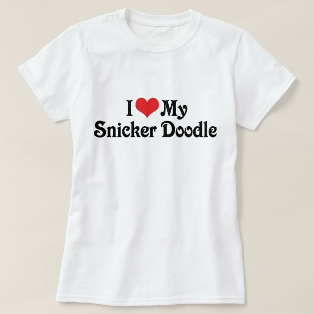 Ich Liebe mein Snicker Doodle T-Shirt (Design vorne)