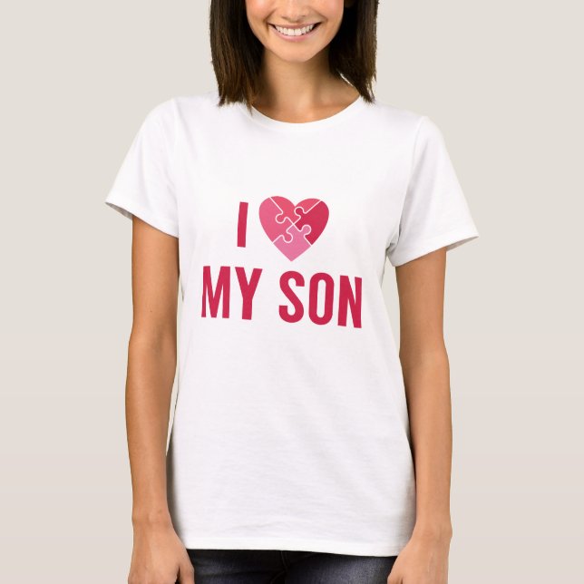 Ich Liebe mein Sohn T-Shirt (Vorderseite)