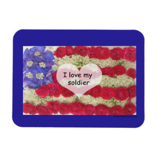 Ich Liebe mein Soldat Magnet