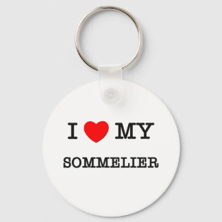 Ich Liebe mein SOMMELIER Schlüsselanhänger