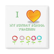 Ich Liebe mein Sonntagsschullehrer Magnet