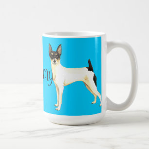Ich Liebe mein Spielzeug Fox Terrier Tasse