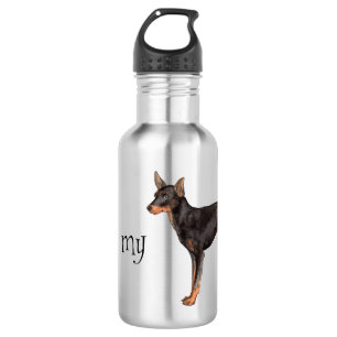 Ich Liebe mein Spielzeug Manchester Terrier Wasser Edelstahlflasche