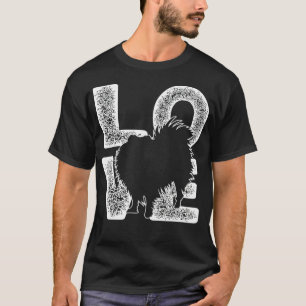 Ich Liebe mein Spitz Hund Lover Theme Design T-Shirt