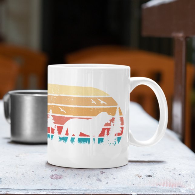 Ich Liebe mein St. Bernard Dog Pet Glühen Herz Kaffeetasse (Von Creator hochgeladen)