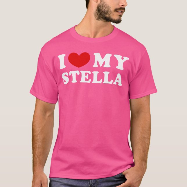 Ich liebe mein Stella-Geschenk T-Shirt (Vorderseite)