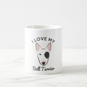 "Ich Liebe mein Stier-Terrier-" Kaffee-Tasse Tasse