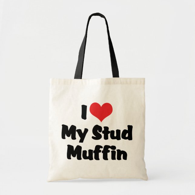 Ich Liebe mein Stud Muffin Tragetasche (Vorne)