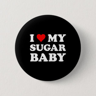 Ich Liebe mein Sugar Ba Button