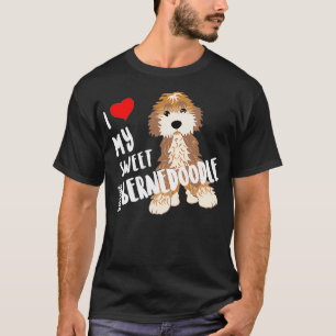 Ich Liebe mein süß Darling Bernedoodle Hund Funny  T-Shirt