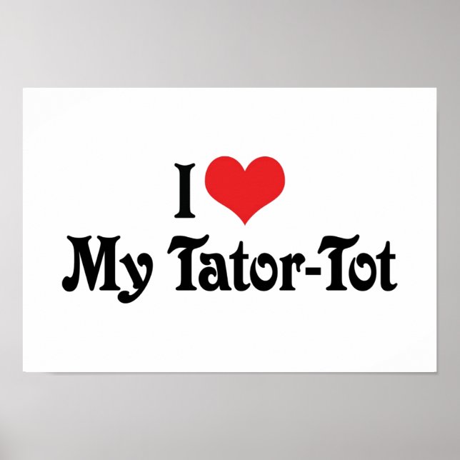 Ich Liebe mein Tator-Tot Poster (Vorne)