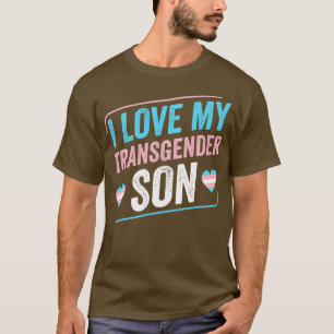 Ich Liebe mein Transgender Son Trans Pride Transge T-Shirt