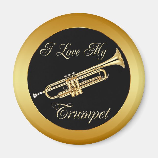 ICH LIEBE MEIN TRUMPET MAGNET (Vorne)