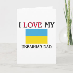 Ich Liebe Mein ukrainischer Vater Karte