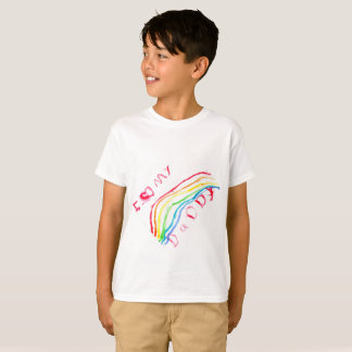 "Ich Liebe mein Vati-" Regenbogen T-Shirt