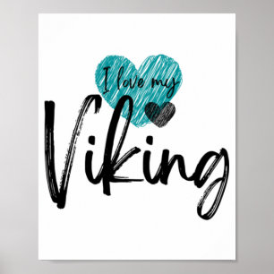 Ich Liebe mein Viking Poster