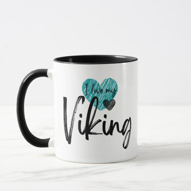 Ich Liebe mein Viking Tasse (Links)