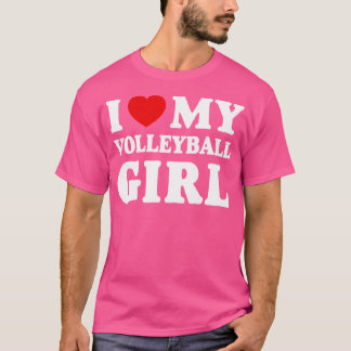 Ich Liebe mein Volleyballmädchen Ich höre mein Vol T-Shirt