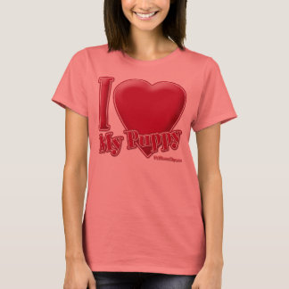 Ich Liebe mein Welpe T-Shirt