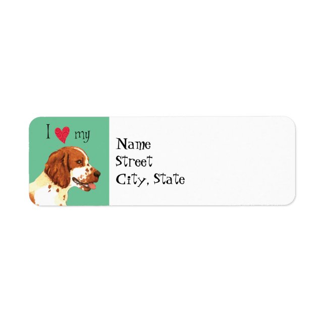 Ich Liebe mein Welsh Springer Spaniel (Vorne)