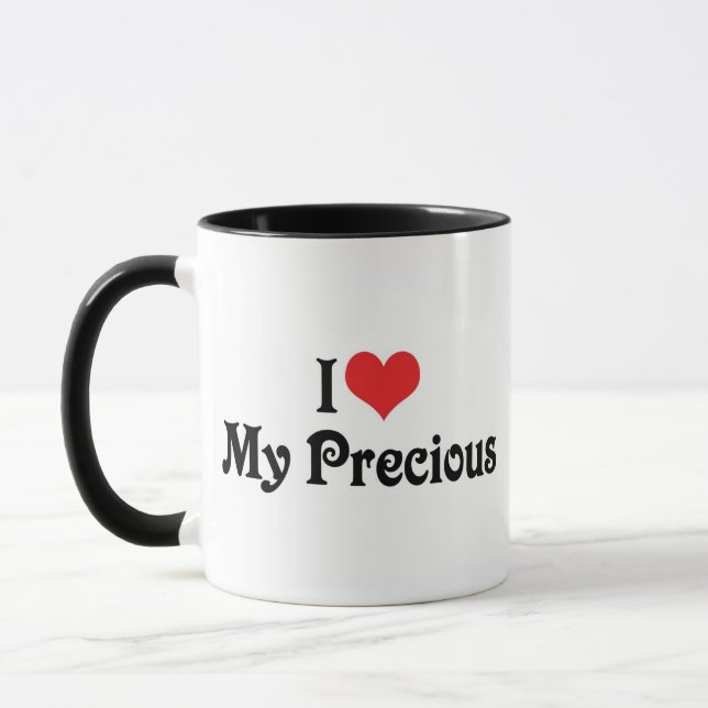 Ich Liebe mein Wertvoll Tasse (Links)