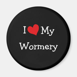 Ich Liebe mein Wormery Magnet