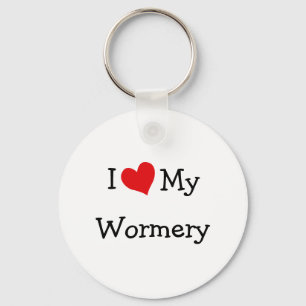Ich Liebe mein Wormery Schlüsselanhänger