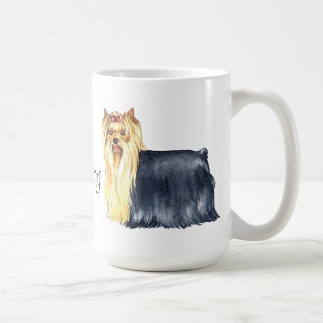 Ich Liebe mein Yorkie Kaffeetasse (Rechts)