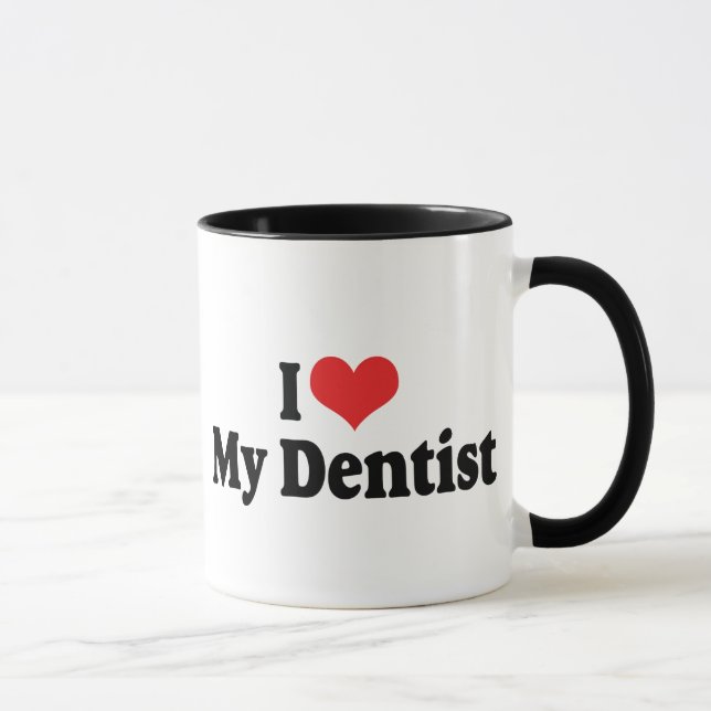 Ich Liebe mein Zahnarzt Tasse (Rechts)