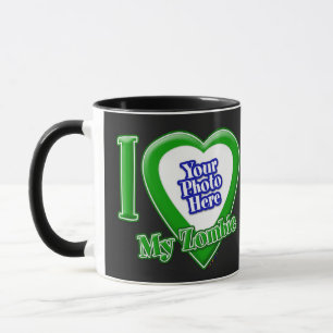 Ich Liebe mein Zombie mit deinem Foto Tasse