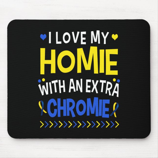 Ich Liebe mein Zuhause mit einer Extra-Chromie-Vat Mousepad (Vorne)