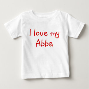 Ich liebe meine Abba-Kleidung für mein Baby T-shirt