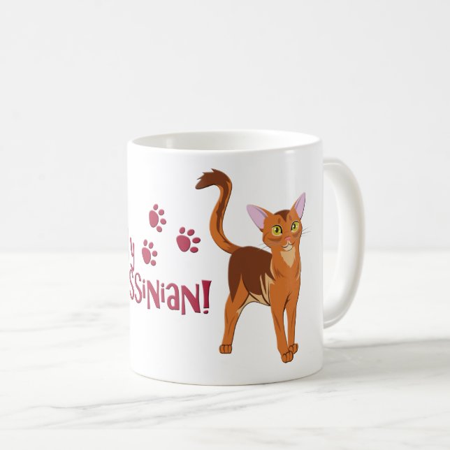 Ich Liebe meine Abessinier! Tasse (VorderseiteRechts)