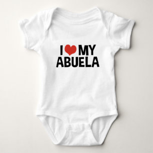 Ich Liebe meine Abuela Baby Strampler