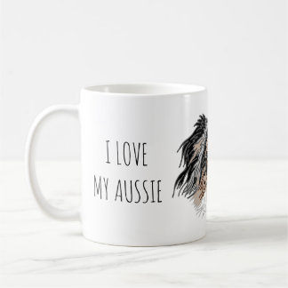 Ich Liebe meine Aussie Dog Tasse