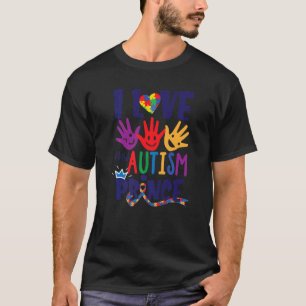 Ich Liebe meine Autismus-Prinz Autismus-Mama T-Shirt