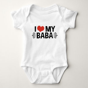 Ich Liebe meine Baba Baby Strampler