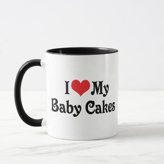 Ich Liebe meine Babykuchen Tasse (Links)
