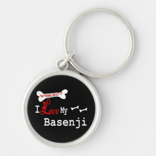 Ich Liebe meine Basenji Schlüsselanhänger