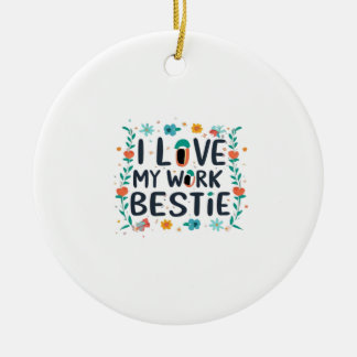 Ich Liebe meine Berufserfahrung klassisch Keramik Ornament