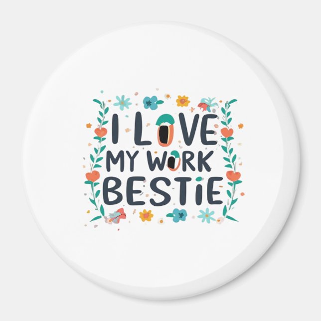 Ich Liebe meine Berufserfahrung klassisch Magnet (Vorne)