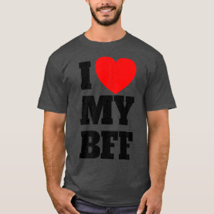 Ich Liebe meine BESTE FREUNDIN Rotes Herz Bester F T-Shirt