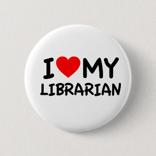 Ich Liebe meine Bibliothek Button