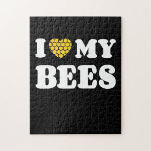 Ich Liebe meine Bienen Puzzle