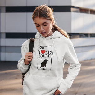 Ich Liebe meine Bombay Cat Hoodie