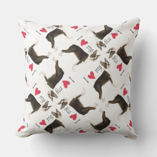 Ich Liebe meine Boston Terrier Kissen